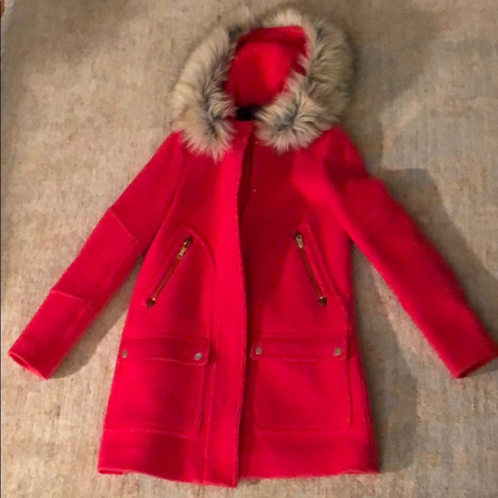 Jcrew Stadium Cloth Coat